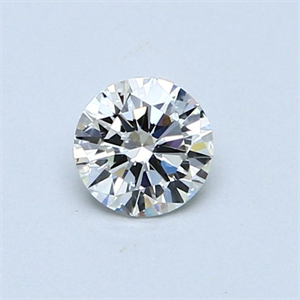 Picture of Natural Diamond 0.43 Carats, Round with Very Good Cut, H Color, VS2 Clarity and Certified by GIA