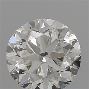 Picture of Natural Diamond 0.50 Carats, Round with Good Cut, G Color, SI1 Clarity and Certified by IGI