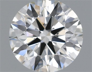 Picture of Natural Diamond 0.40 Carats, Round with Excellent Cut, H Color, VVS2 Clarity and Certified by IGI