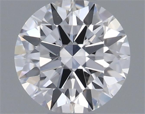 Picture of Natural Diamond 0.41 Carats, Round with Excellent Cut, D Color, VS2 Clarity and Certified by GIA