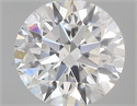 Natural Diamond 0.44 Carats, Round with Excellent Cut, E Color, VS2 Clarity and Certified by GIA