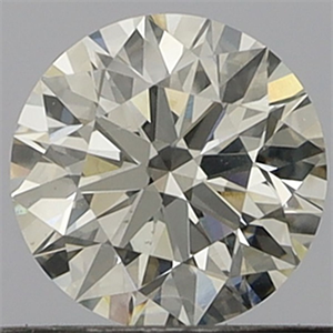 Picture of Natural Diamond 0.53 Carats, Round with Excellent Cut, I Color, SI2 Clarity and Certified by GIA