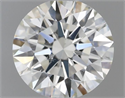 Natural Diamond 0.41 Carats, Round with Excellent Cut, J Color, SI1 Clarity and Certified by GIA