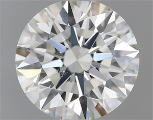 Picture of Natural Diamond 0.41 Carats, Round with Excellent Cut, J Color, SI1 Clarity and Certified by GIA