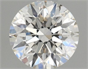 Natural Diamond 0.46 Carats, Round with Excellent Cut, I Color, SI1 Clarity and Certified by GIA