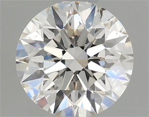 Picture of Natural Diamond 0.46 Carats, Round with Excellent Cut, I Color, SI1 Clarity and Certified by GIA