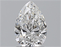 Natural Diamond 1.00 Carats, Pear with  Cut, D Color, VS1 Clarity and Certified by GIA