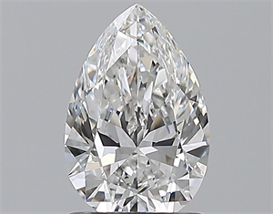 Picture of Natural Diamond 1.00 Carats, Pear with  Cut, D Color, VS1 Clarity and Certified by GIA