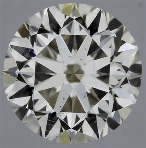 Picture of Natural Diamond 0.40 Carats, Round with Good Cut, J Color, SI1 Clarity and Certified by GIA