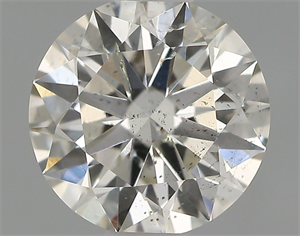 Picture of Natural Diamond 0.56 Carats, Round with Excellent Cut, H Color, SI2 Clarity and Certified by IGI