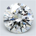 Natural Diamond 3.01 Carats, Round with Excellent Cut, I Color, SI2 Clarity and Certified by GIA