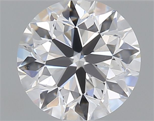 Picture of Natural Diamond 0.40 Carats, Round with Very Good Cut, D Color, VS2 Clarity and Certified by GIA