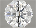 Natural Diamond 0.40 Carats, Round with Excellent Cut, I Color, VS1 Clarity and Certified by GIA