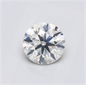 Natural Diamond 0.62 Carats, Round with Very Good Cut, I Color, SI2 Clarity and Certified by GIA