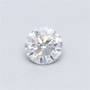 Picture of Natural Diamond 0.40 Carats, Round with Good Cut, F Color, SI2 Clarity and Certified by GIA