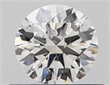 Natural Diamond 0.44 Carats, Round with Excellent Cut, F Color, SI1 Clarity and Certified by GIA