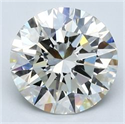 Natural Diamond 2.42 Carats, Round with Excellent Cut, I Color, VS2 Clarity and Certified by GIA