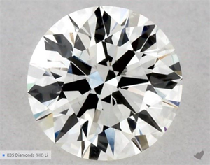 Picture of Natural Diamond 0.50 Carats, Round with Excellent Cut, J Color, VS1 Clarity and Certified by GIA