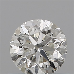 Picture of Natural Diamond 0.50 Carats, Round with Good Cut, J Color, I1 Clarity and Certified by GIA