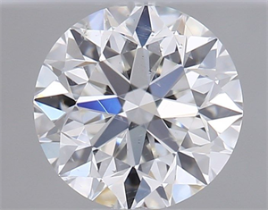 Picture of Natural Diamond 0.50 Carats, Round with Very Good Cut, G Color, SI2 Clarity and Certified by GIA