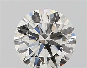 Picture of Natural Diamond 0.40 Carats, Round with Excellent Cut, I Color, VVS1 Clarity and Certified by GIA