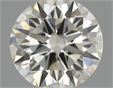 Natural Diamond 0.40 Carats, Round with Excellent Cut, I Color, SI1 Clarity and Certified by IGI