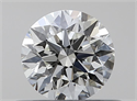 Natural Diamond 0.40 Carats, Round with Excellent Cut, H Color, VVS1 Clarity and Certified by IGI