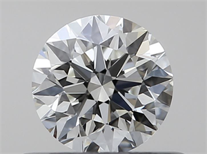 Picture of Natural Diamond 0.40 Carats, Round with Excellent Cut, H Color, VVS1 Clarity and Certified by IGI