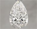 Natural Diamond 1.21 Carats, Pear with  Cut, E Color, VVS2 Clarity and Certified by GIA