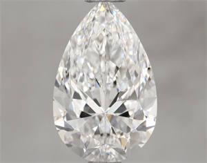 Picture of Natural Diamond 1.21 Carats, Pear with  Cut, E Color, VVS2 Clarity and Certified by GIA