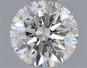 Picture of Natural Diamond 0.46 Carats, Round with Excellent Cut, J Color, VVS2 Clarity and Certified by IGI