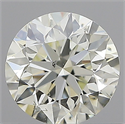 Natural Diamond 0.70 Carats, Round with Very Good Cut, K Color, SI1 Clarity and Certified by IGI