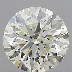 Picture of Natural Diamond 0.70 Carats, Round with Very Good Cut, K Color, SI1 Clarity and Certified by IGI