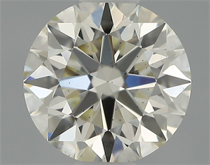 Picture of Natural Diamond 0.54 Carats, Round with Excellent Cut, I Color, VS2 Clarity and Certified by IGI