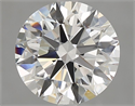 Natural Diamond 3.20 Carats, Round with Excellent Cut, I Color, VVS2 Clarity and Certified by GIA