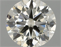 Natural Diamond 0.40 Carats, Round with Excellent Cut, I Color, VS2 Clarity and Certified by IGI