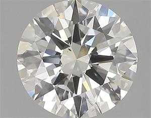 Picture of Natural Diamond 2.01 Carats, Round with Excellent Cut, J Color, SI1 Clarity and Certified by GIA