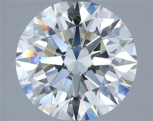 Picture of Natural Diamond 3.50 Carats, Round with Excellent Cut, I Color, VS1 Clarity and Certified by IGI