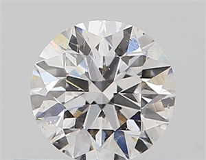 Picture of Natural Diamond 0.40 Carats, Round with Excellent Cut, E Color, SI2 Clarity and Certified by GIA