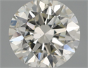 Natural Diamond 0.40 Carats, Round with Excellent Cut, I Color, SI1 Clarity and Certified by IGI