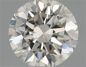 Picture of Natural Diamond 0.40 Carats, Round with Excellent Cut, I Color, SI1 Clarity and Certified by IGI