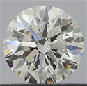 Natural Diamond 0.41 Carats, Round with Excellent Cut, G Color, IF Clarity and Certified by GIA