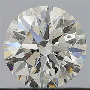 Picture of Natural Diamond 0.41 Carats, Round with Excellent Cut, G Color, IF Clarity and Certified by GIA