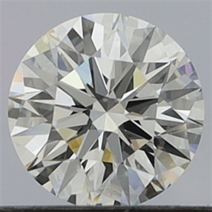 Picture of Natural Diamond 0.40 Carats, Round with Excellent Cut, E Color, VS2 Clarity and Certified by GIA