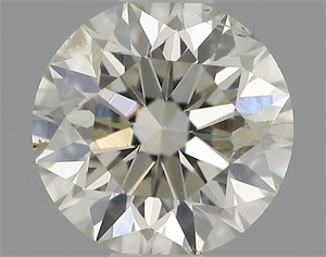 Picture of Natural Diamond 0.51 Carats, Round with Excellent Cut, I Color, SI2 Clarity and Certified by IGI