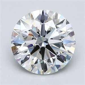 Picture of Natural Diamond 1.80 Carats, Round with Excellent Cut, H Color, VVS1 Clarity and Certified by GIA