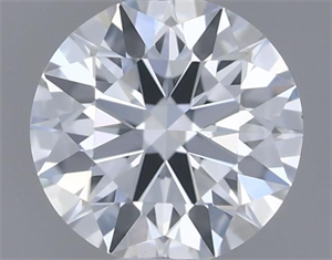 Picture of Natural Diamond 0.40 Carats, Round with Excellent Cut, G Color, VVS2 Clarity and Certified by GIA