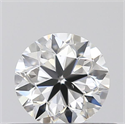 Natural Diamond 0.40 Carats, Round with Very Good Cut, F Color, VS2 Clarity and Certified by GIA