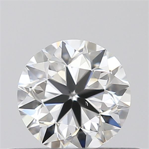 Picture of Natural Diamond 0.40 Carats, Round with Very Good Cut, F Color, VS2 Clarity and Certified by GIA