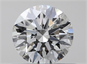 Natural Diamond 0.40 Carats, Round with Excellent Cut, I Color, VS1 Clarity and Certified by GIA